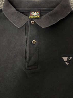 VTG 90’s Anaheim Mighty Ducks “Original Produck” Long Sleeved Polo - Large